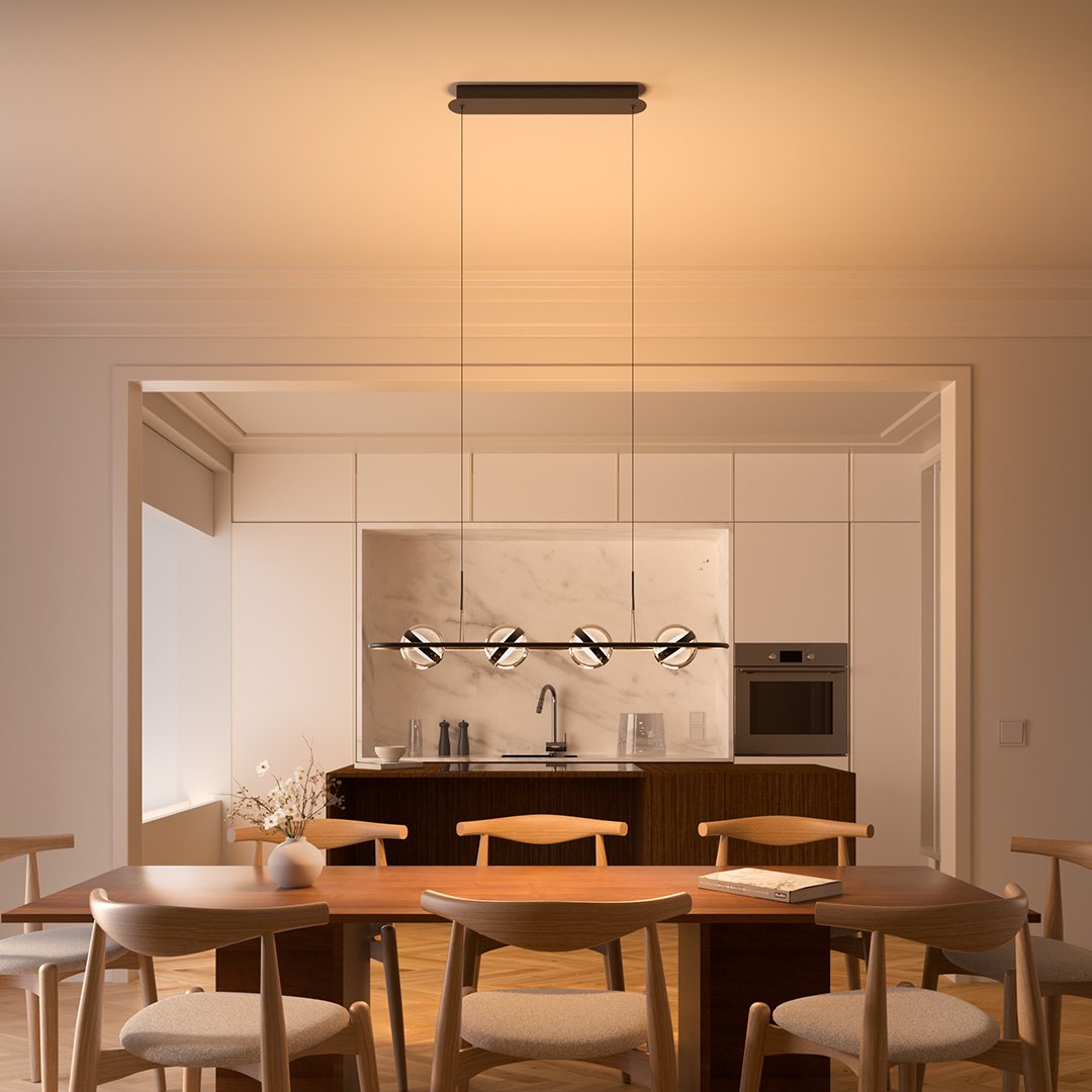 Riva Dimmable Metal Pendant Light