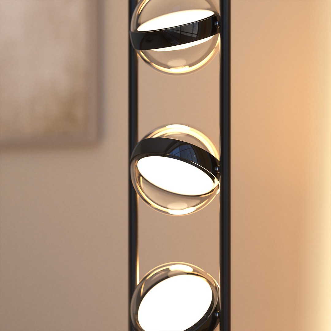 Viva Dimmable Metal Floor Lamp, view 5
