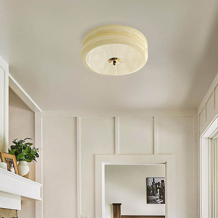 Lea Art Deco Round Ceiling Lamp