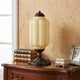 Lumi French Retro Cream Glass Textured Eloise Table Lamp
