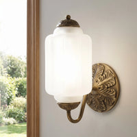 Frosted Glass/Brass
