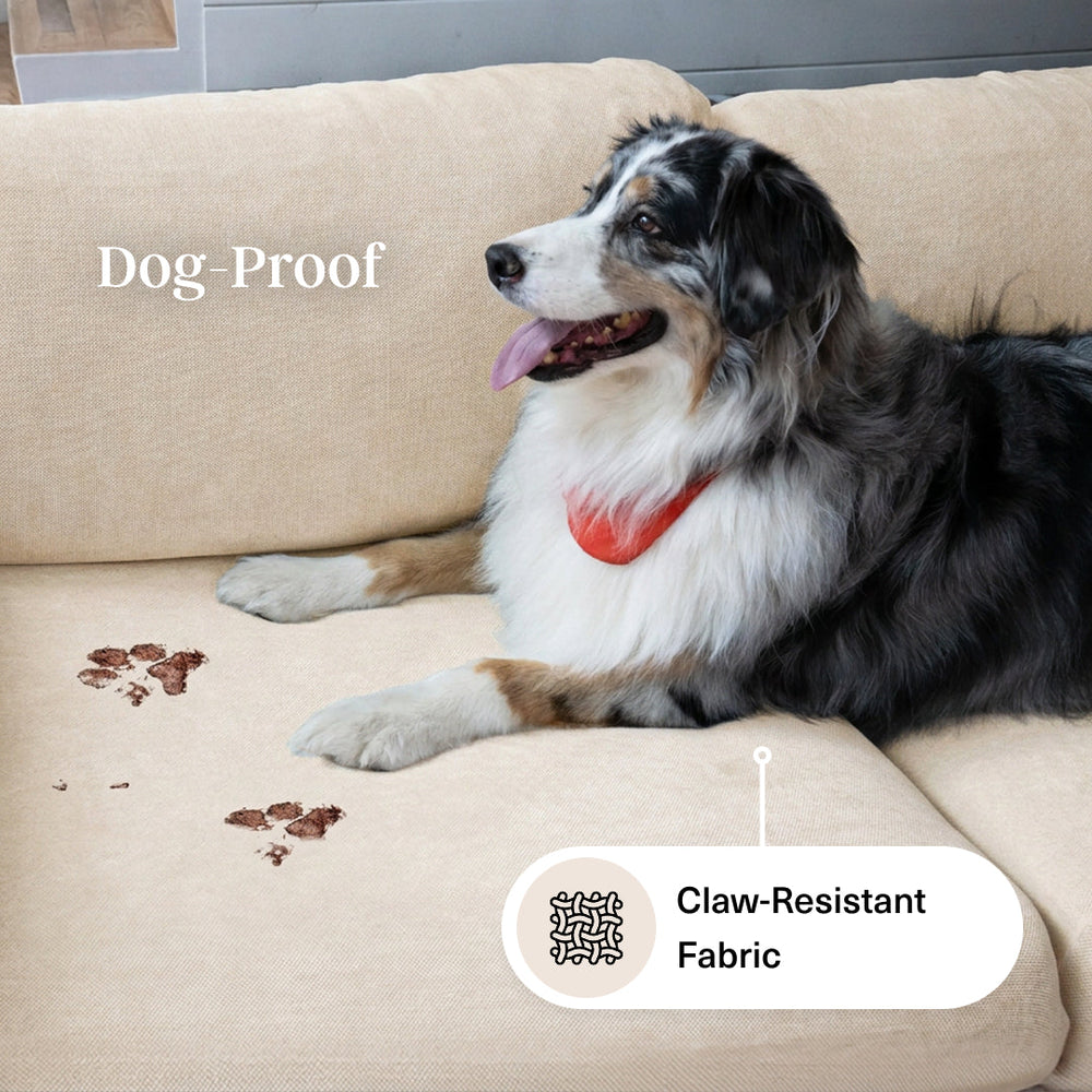 Thick Sofa Cushion Cover | Plush Chenille, 15 Colours