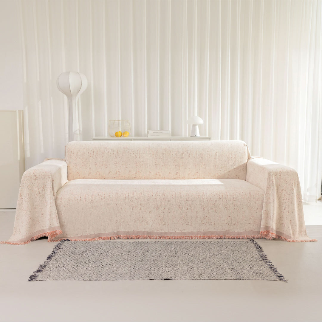 Speckled Chenille Sofa Throw | Large, 180 cm Wide, 4 Colours
