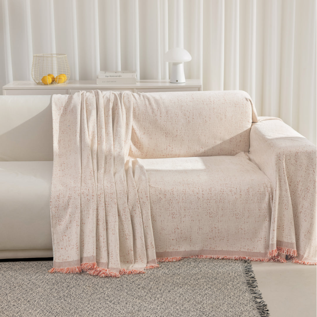 Speckled Chenille Sofa Throw | Large, 180 cm Wide, 4 Colours