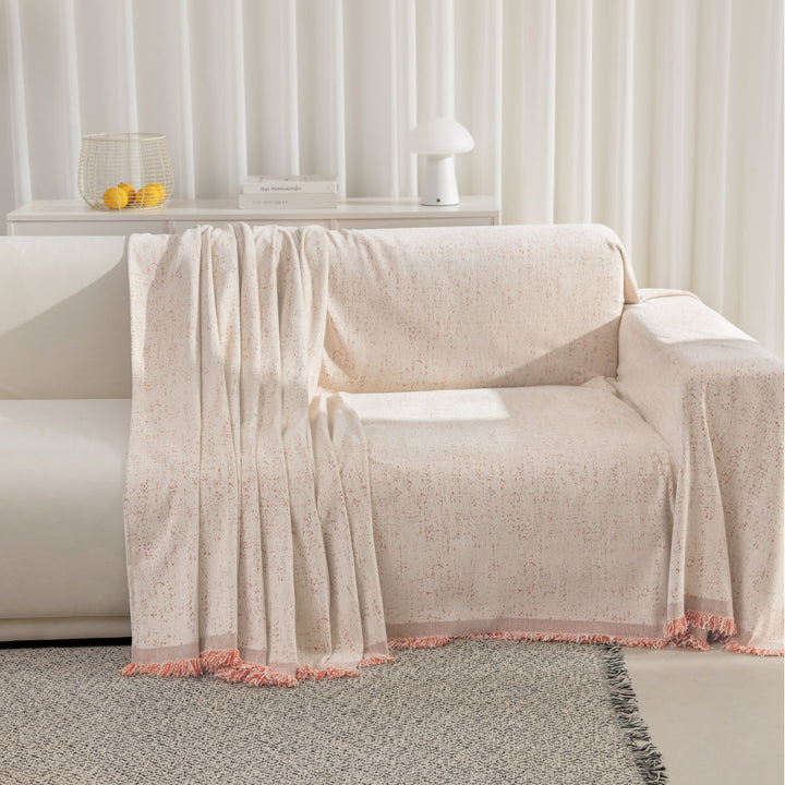 Speckled Chenille Sofa Throw | Large, 180 cm Wide, 4 Colours