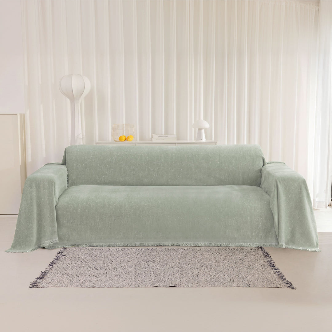 Speckled Chenille Sofa Throw | Large, 180 cm Wide, 4 Colours