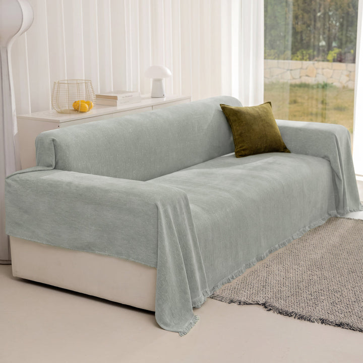 Speckled Chenille Sofa Throw | Large, 180 cm Wide, 4 Colours