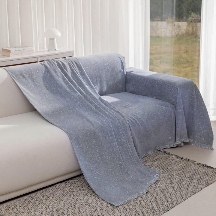 Speckled Chenille Sofa Throw | Large, 180 cm Wide, 4 Colours