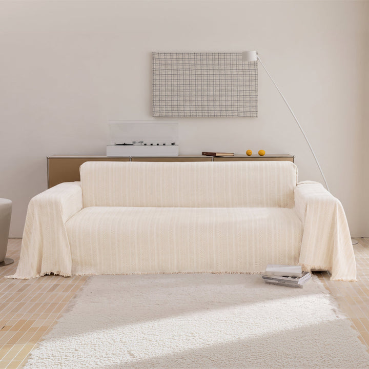 Herringbone Sofa Throw | Large, 180 cm Wide, 4 Colours