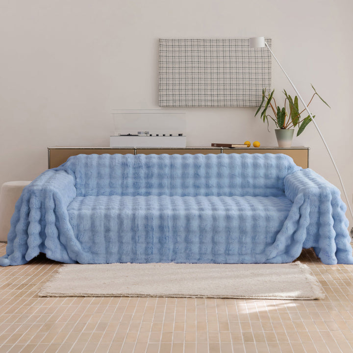 Faux Fur Bubble Sofa Throw | Large, 180 cm Wide, 6 Colours