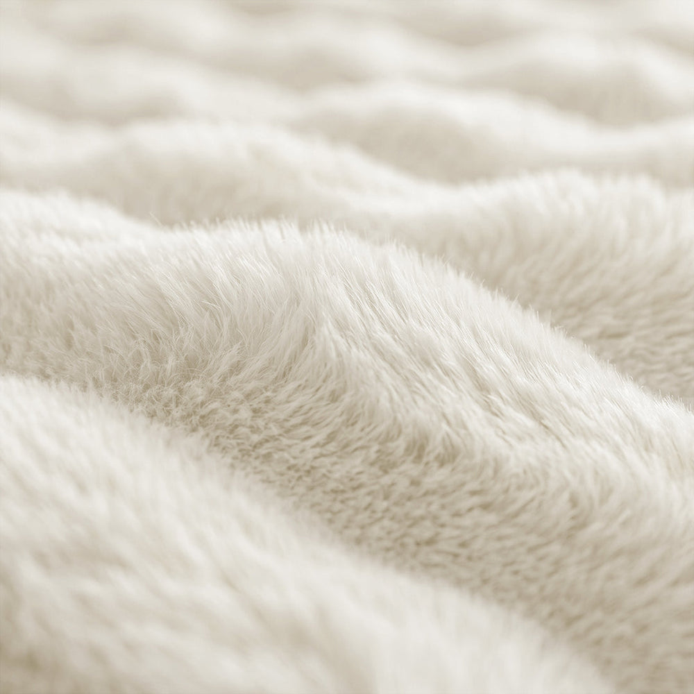 Faux Fur Bubble Sofa Throw | Large, 180 cm Wide, 6 Colours