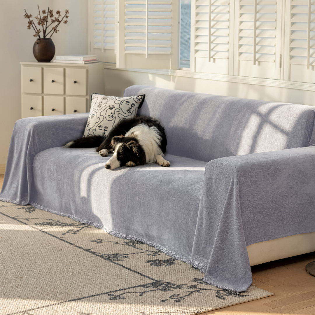 Soft Chenille Sofa Throw | Large, 180 cm Wide, 4 Colours