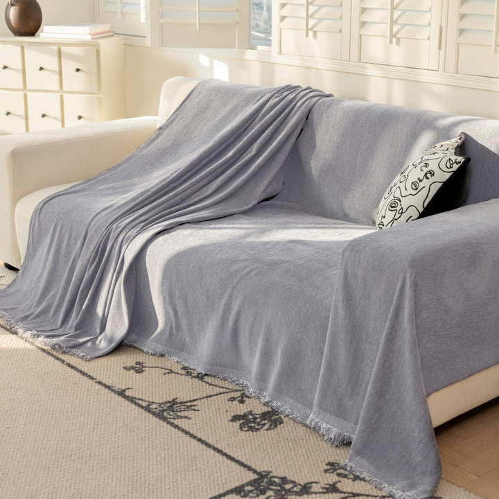 Soft Chenille Sofa Throw | Large, 180 cm Wide, 4 Colours