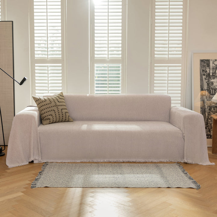 Soft Chenille Sofa Throw | Large, 180 cm Wide, 4 Colours