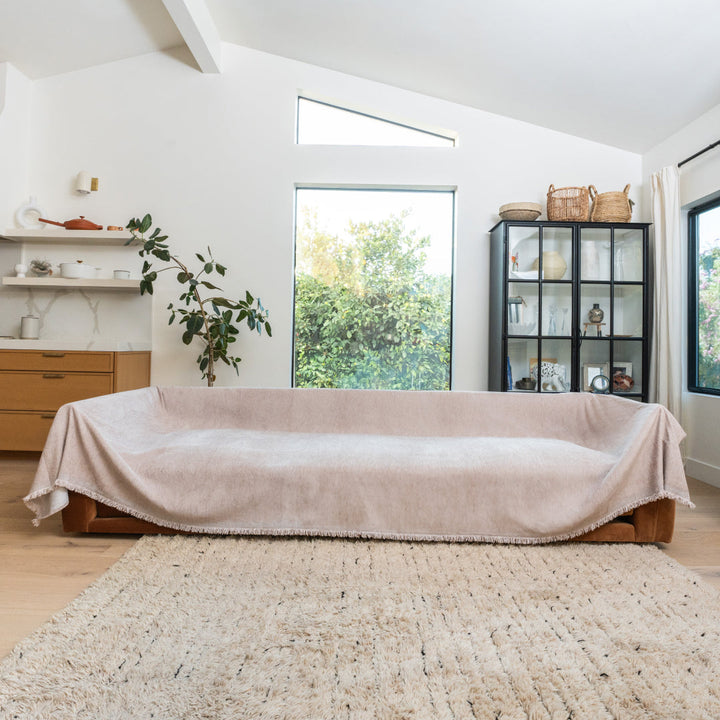 Soft Chenille Sofa Throw | Large, 180 cm Wide, 4 Colours
