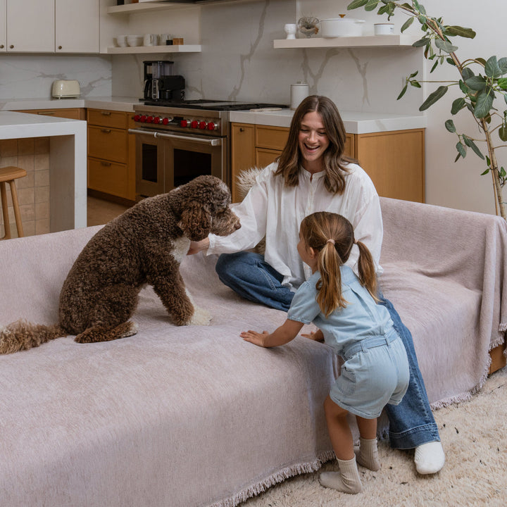 Soft Chenille Sofa Throw | Large, 180 cm Wide, 4 Colours