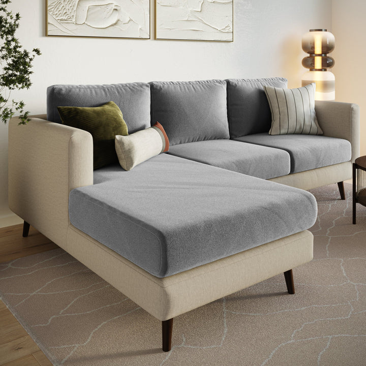 Stretch Sofa Cushion Cover | Modern Jacquard, 5 Colours