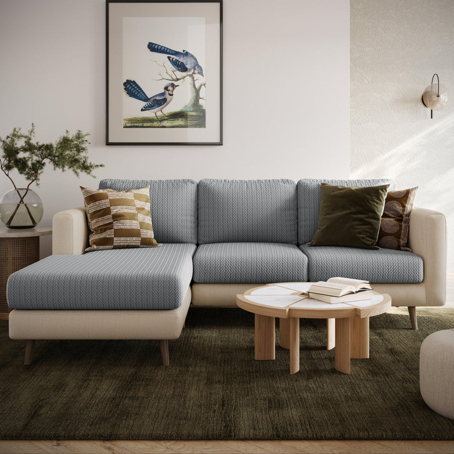 Stretch Sofa Cushion Cover | Wheat Jacquard, 10 Colours