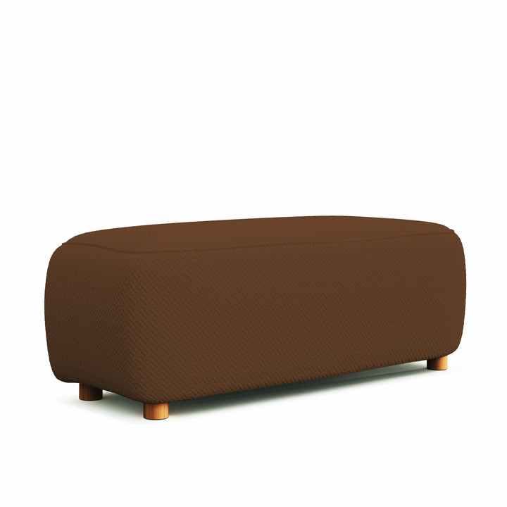 Stretch Ottoman Cover | Jacquard, 11 Colours