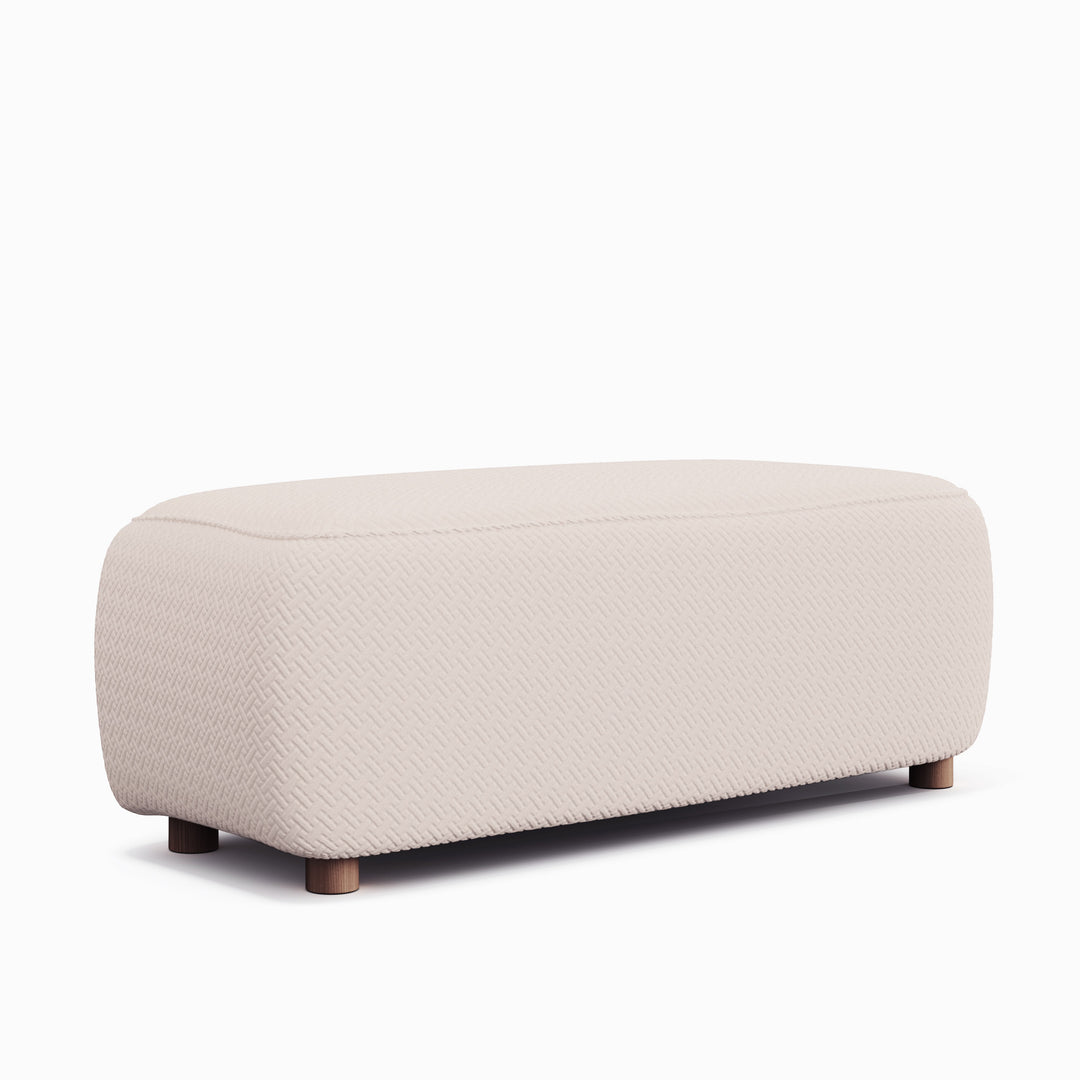 Stretch Ottoman Cover | Jacquard, 11 Colours