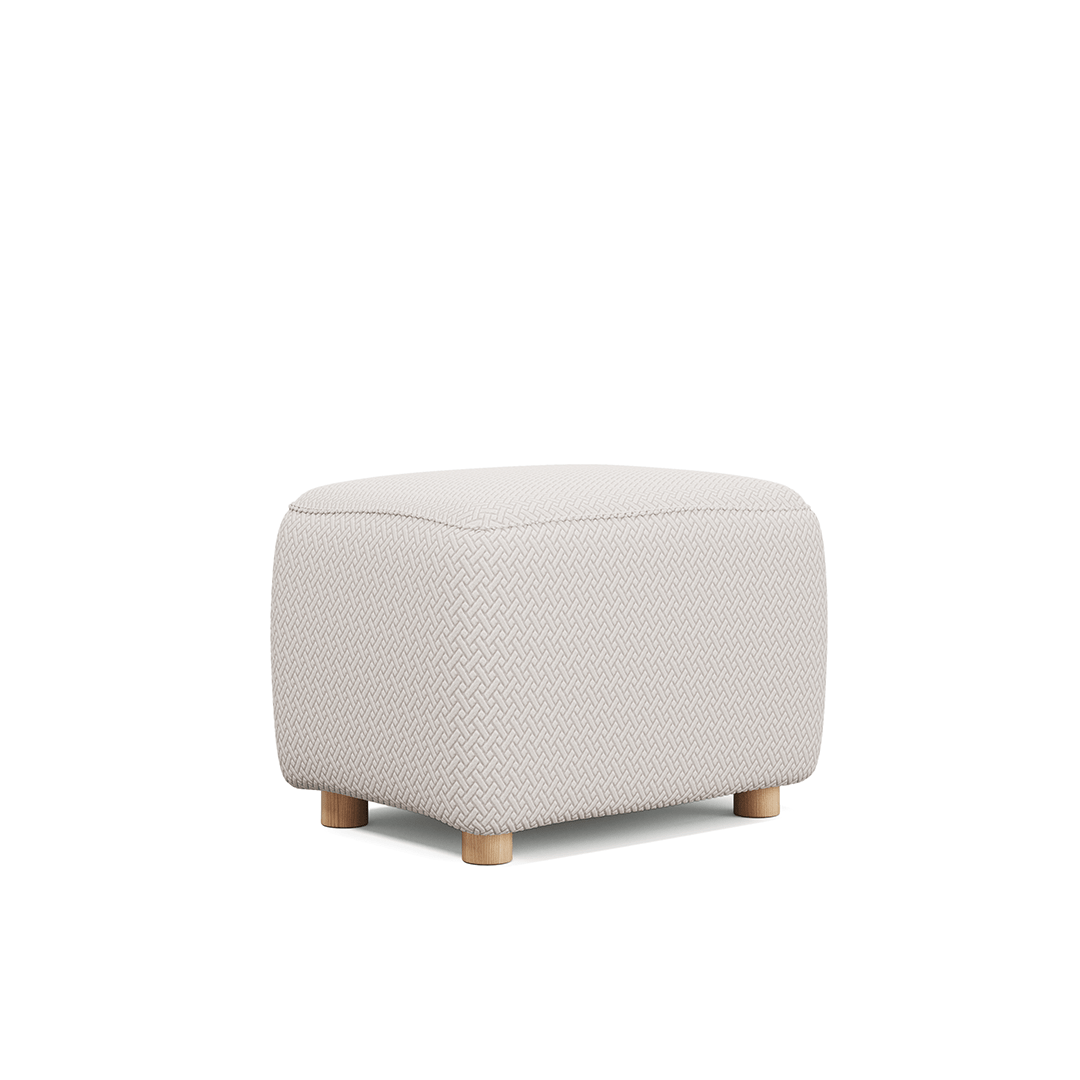 Stretch Ottoman Cover | Jacquard, 11 Colours