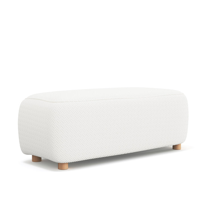 Stretch Ottoman Cover | Jacquard, 11 Colours