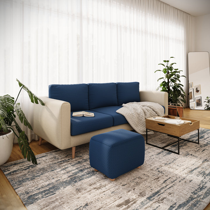 Stretch Ottoman Cover | Jacquard, 11 Colours