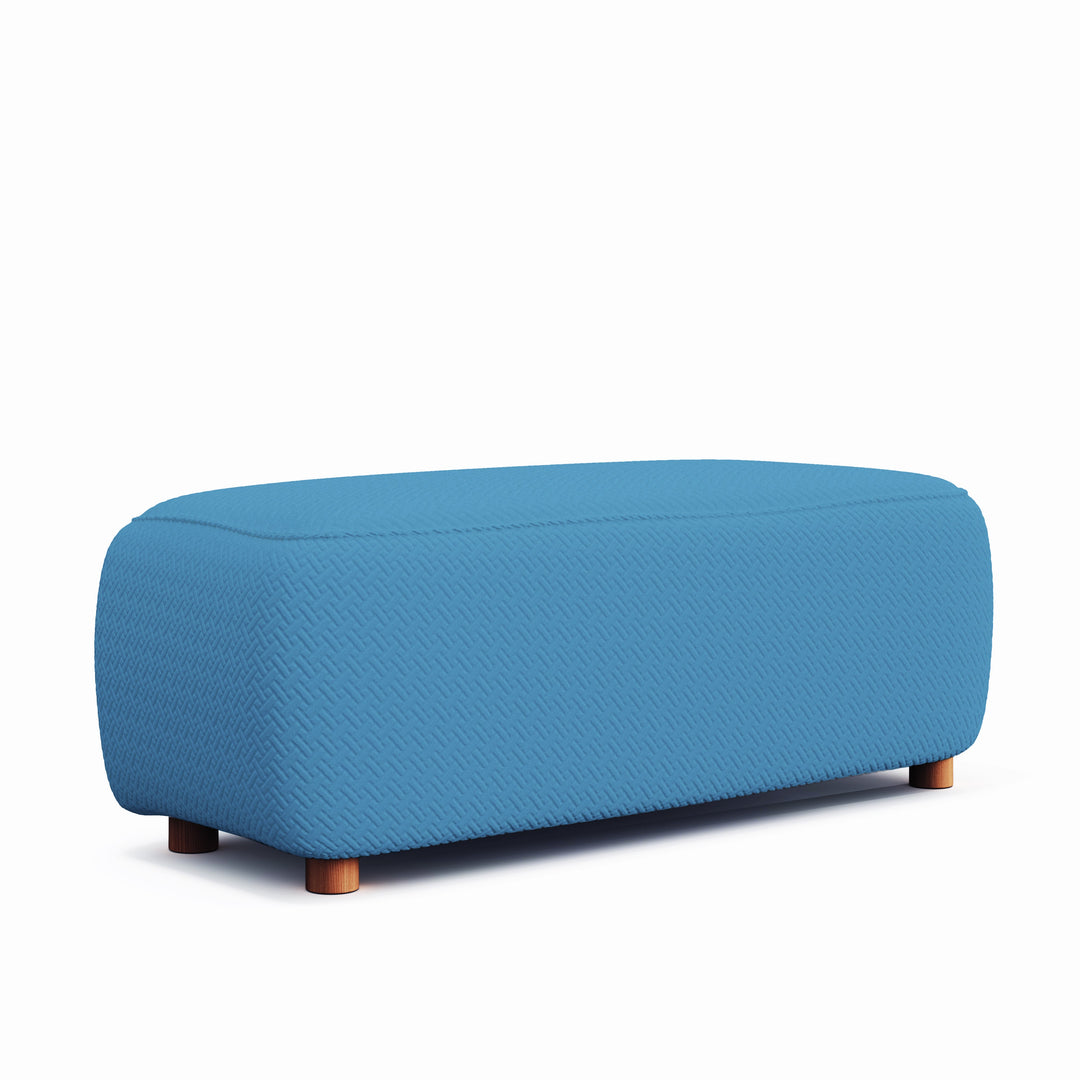 Stretch Ottoman Cover | Jacquard, 11 Colours