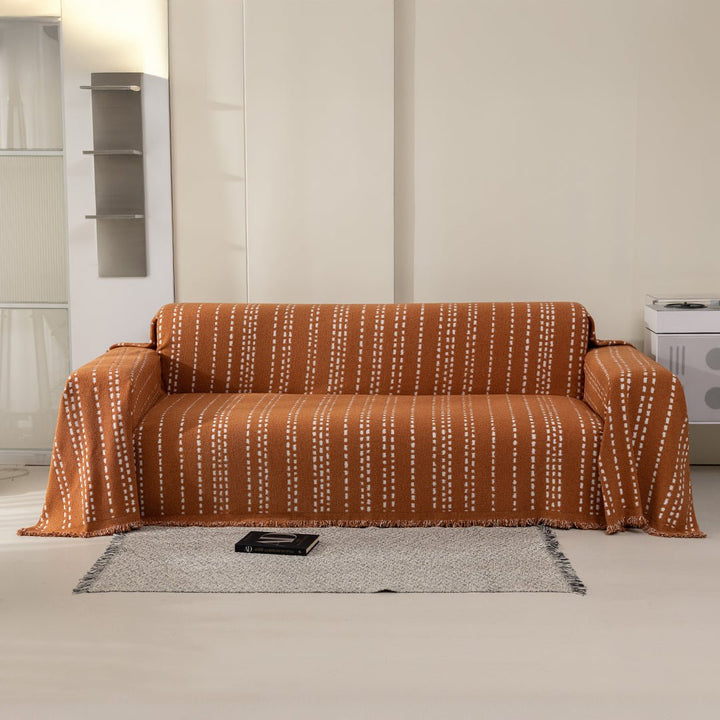 Dash Stitch Sofa Throw | Large, 180 cm Wide, 6 Colours