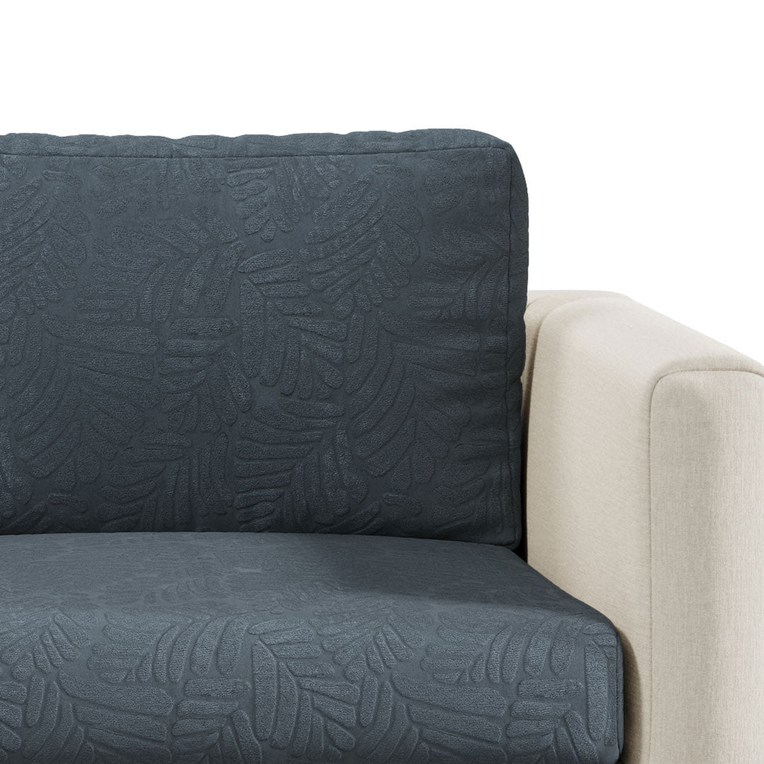 Stretch Sofa Cushion Cover | Leaf Jacquard, 4 Colours