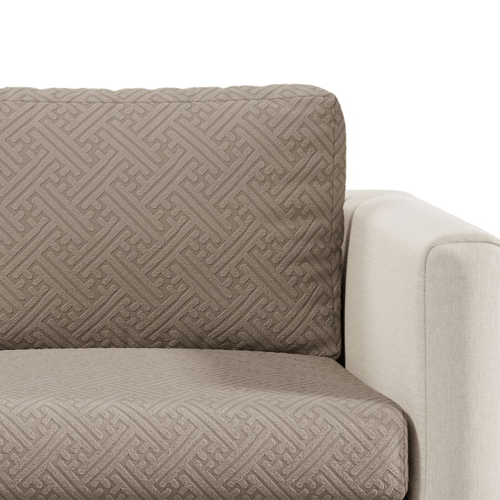 Stretch Sofa Cushion Cover | Maze Jacquard, 6 Colours