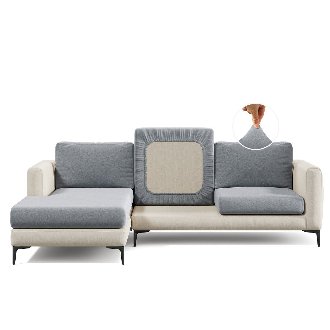 Stretch Sofa Cushion Cover | Modern Jacquard, 5 Colours
