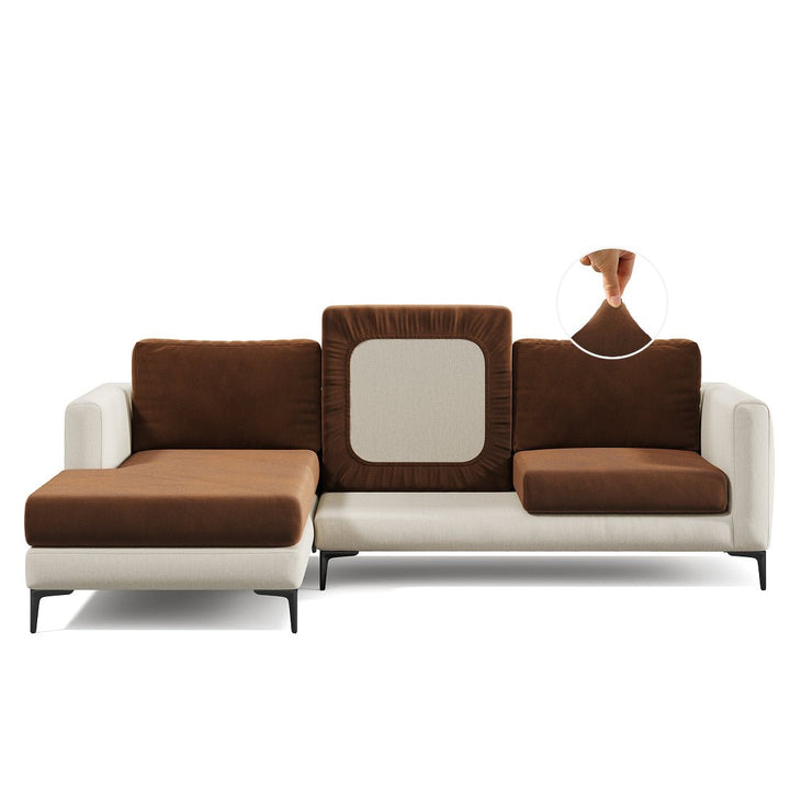 Stretch Sofa Cushion Cover | Modern Jacquard, 5 Colours