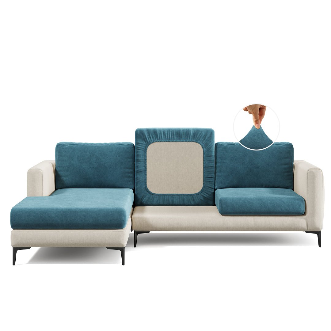 Stretch Sofa Cushion Cover | Modern Jacquard, 5 Colours