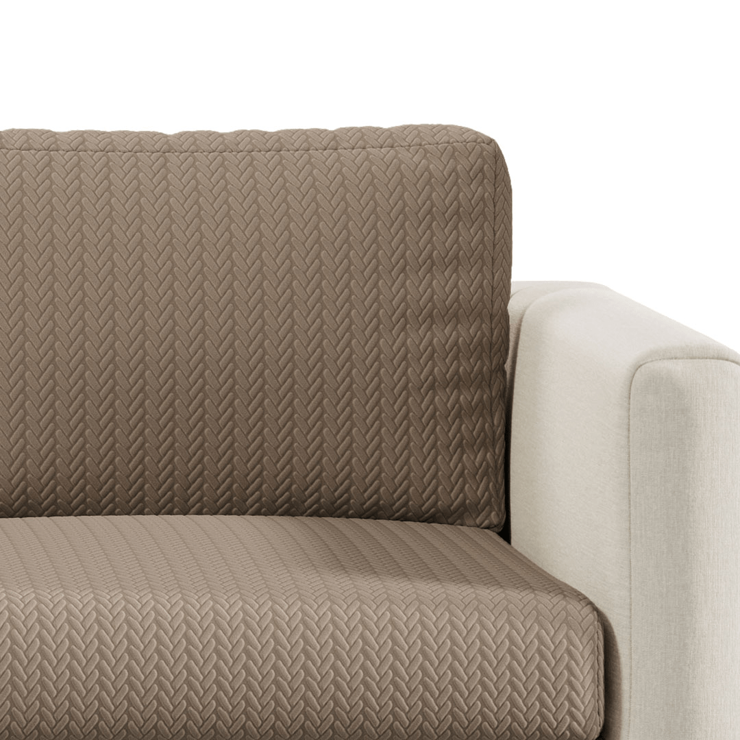 Stretch Sofa Cushion Cover | Wheat Jacquard, 10 Colours