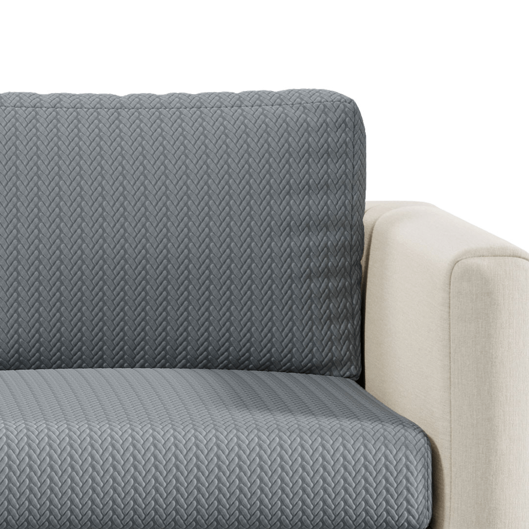 Stretch Sofa Cushion Cover | Wheat Jacquard, 10 Colours