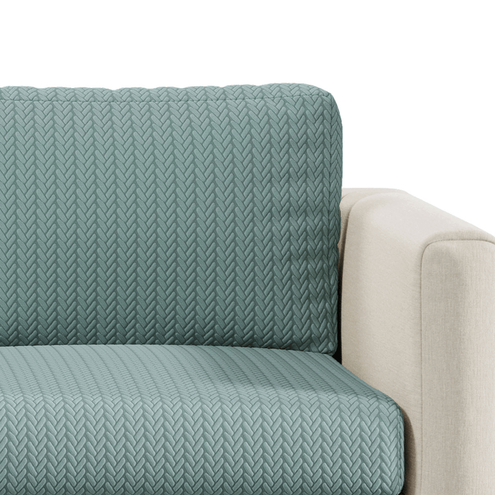 Stretch Sofa Cushion Cover | Wheat Jacquard, 10 Colours