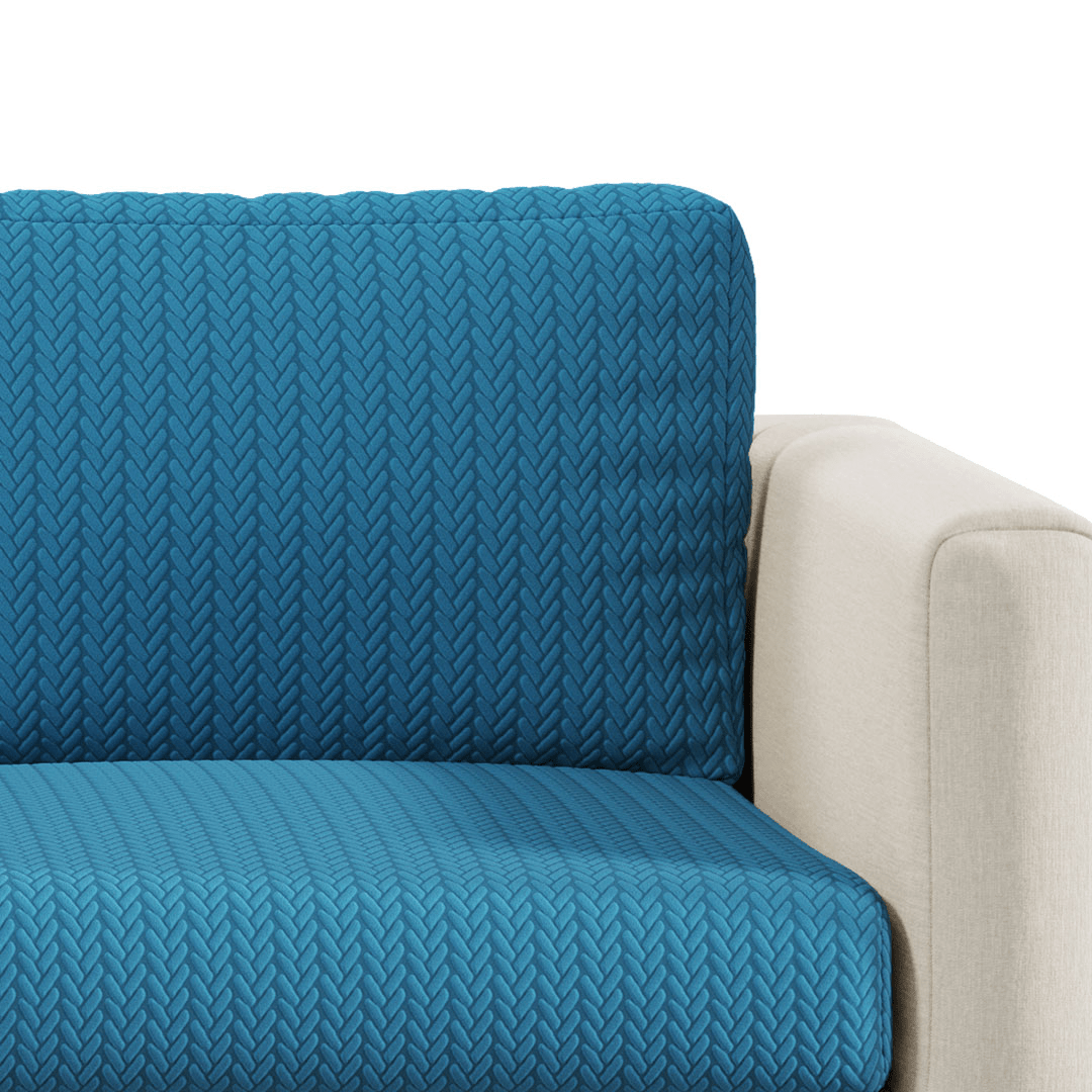 Stretch Sofa Cushion Cover | Wheat Jacquard, 10 Colours