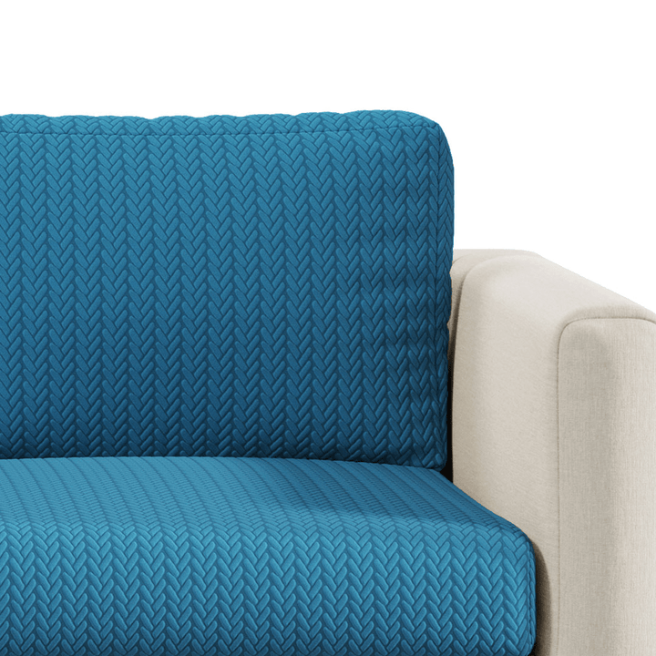 Stretch Sofa Cushion Cover | Wheat Jacquard, 10 Colours