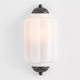 Lumi Vintage Antique Milk Glass Flush Eloise Sconce