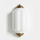 Lumi Vintage Antique Milk Glass Flush Eloise Sconce