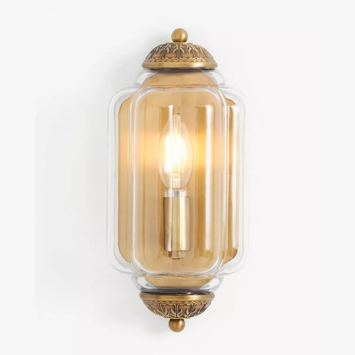 Lumi Vintage Antique Milk Glass Flush Eloise Sconce