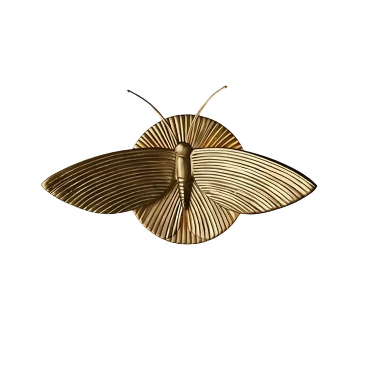 Marlow Vintage Art Deco Moth Resin Wall Sconce