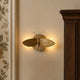 Marlow Vintage Art Deco Moth Resin Wall Sconce