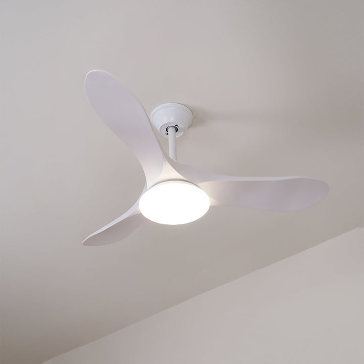 Aveline Modern Wood Ceiling Fan Light-Neutral Decor