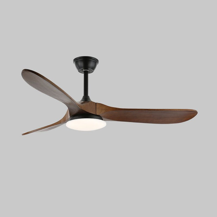 Aveline Modern Wood Ceiling Fan Light-Neutral Decor