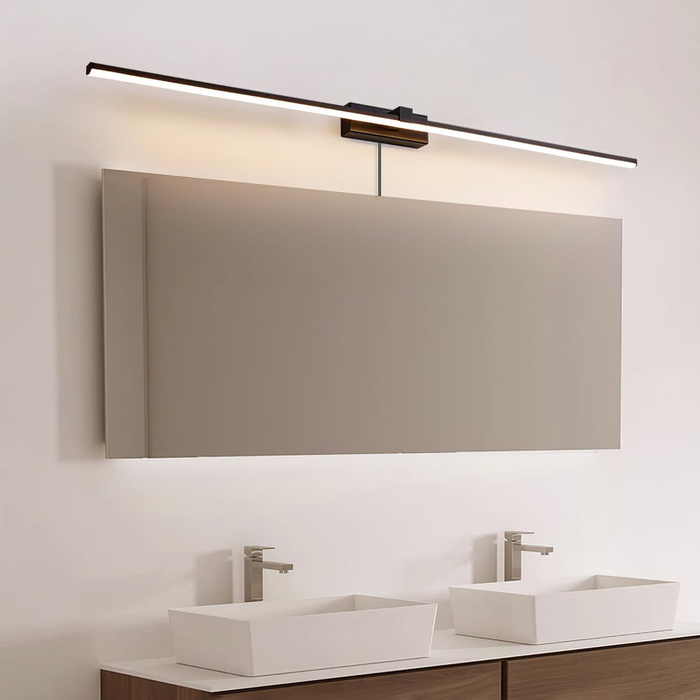 Linear Mirror Plug-in Wall Light-Neutral Decor