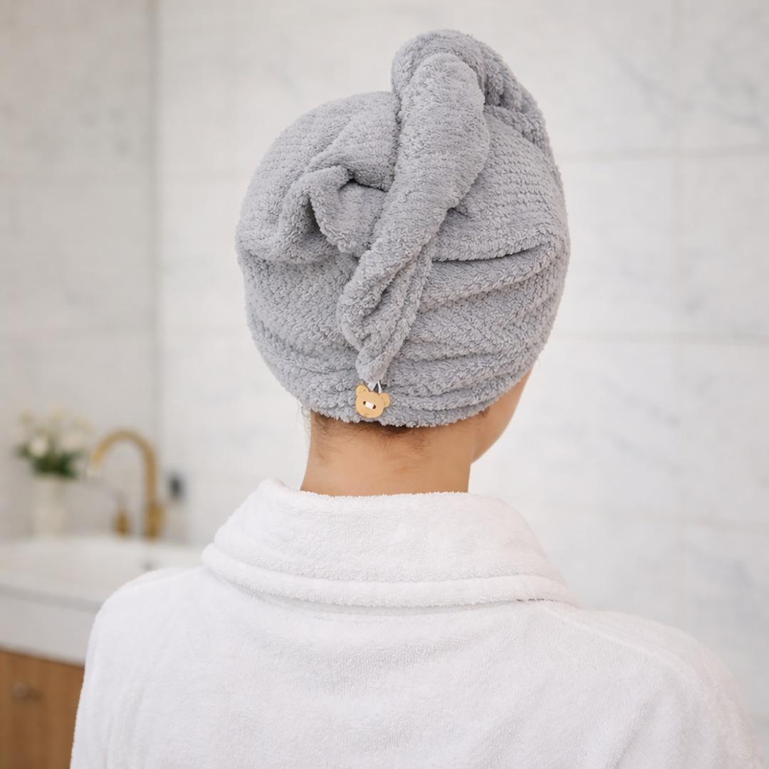 Microfiber Hair Towel Set image 4