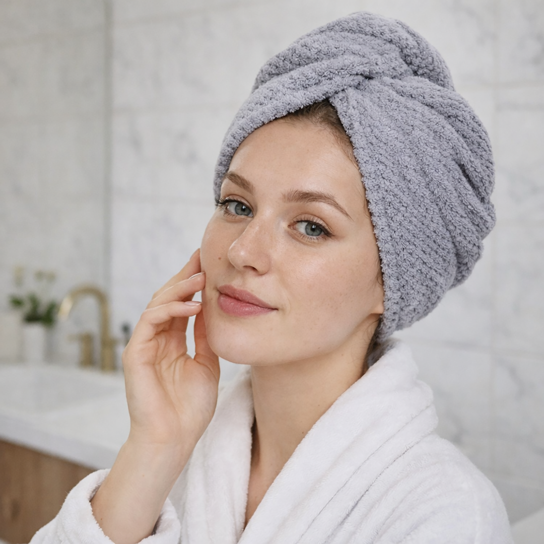 Microfiber Hair Towel Set image 3
