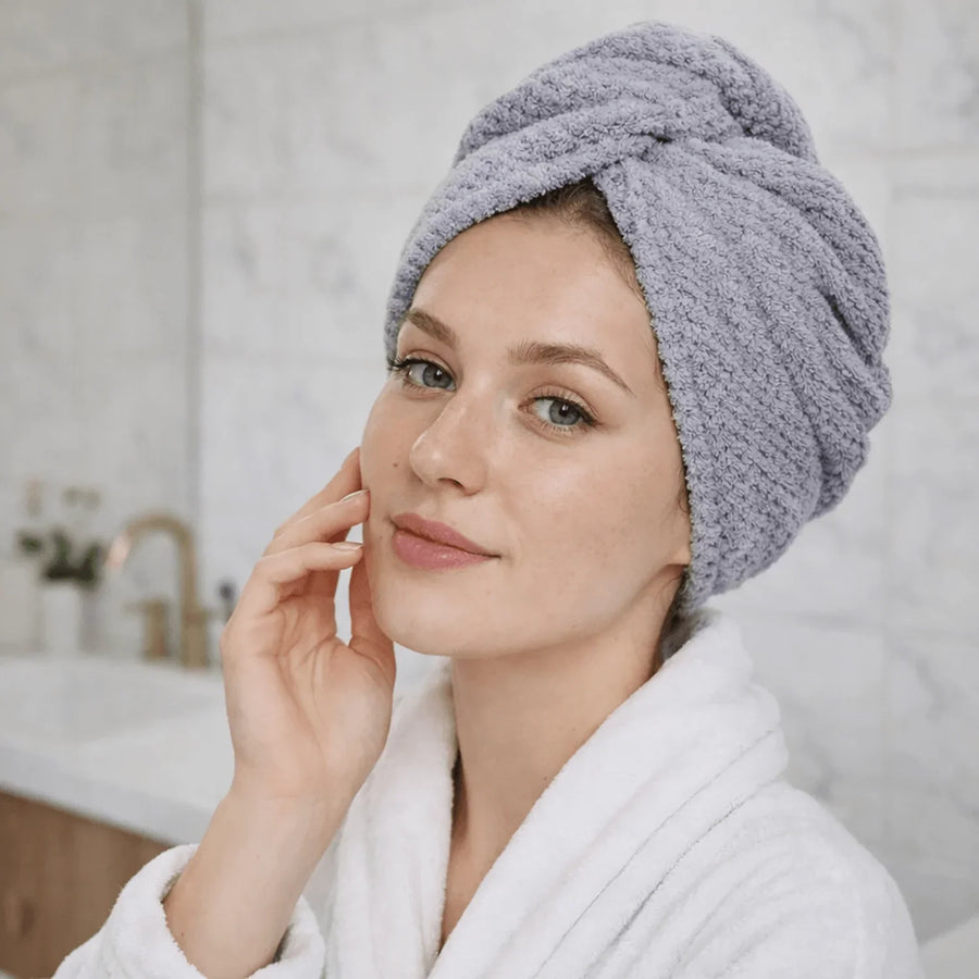 Microfiber Hair Towel Set image 3